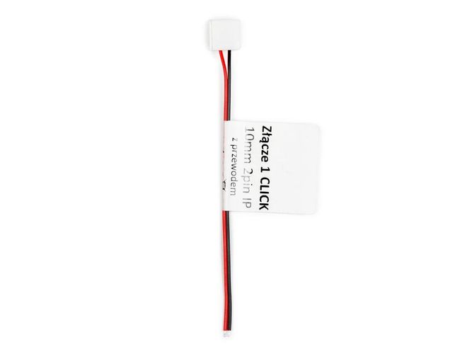 LED line waterproof LED strip CLICK CONNECTOR single 10 mm 2 PIN with cable 243585 5901583243585
