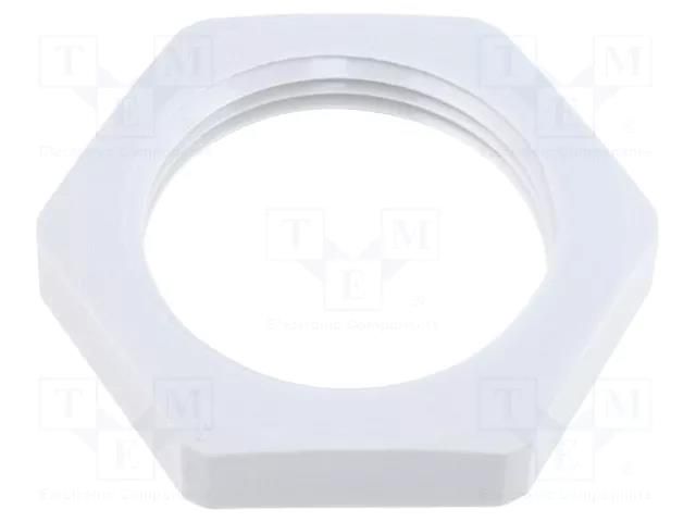 Nut; M25; polyamide; 32mm; Thread: metric; Pitch: 1.5 FIBOX GPA-M25-B