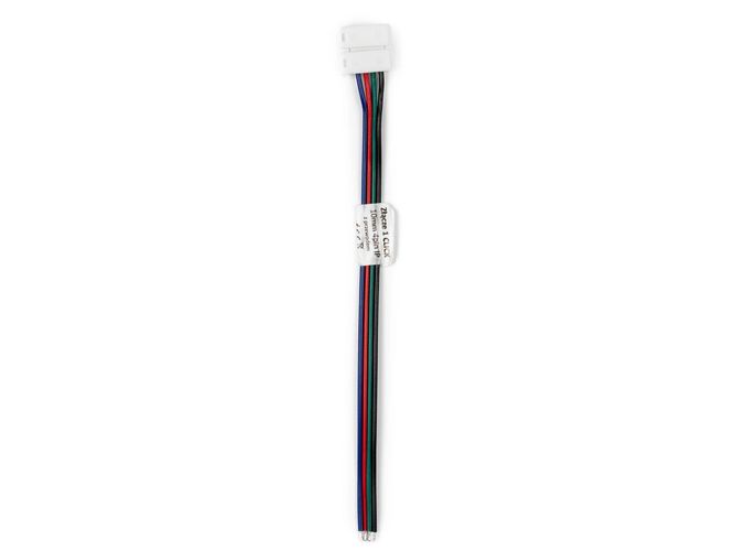 LED line waterproof LED strip CLICK CONNECTOR single 10 mm 4 PIN with cable 243646 5901583243646