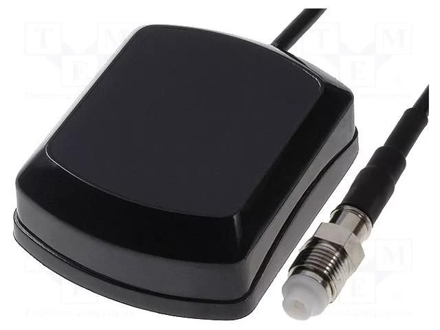 Antenna; inner; GPS; FME female; socket; Len: 5m; magnet; 2.4÷5VDC JC Antenna GPS-FME-A