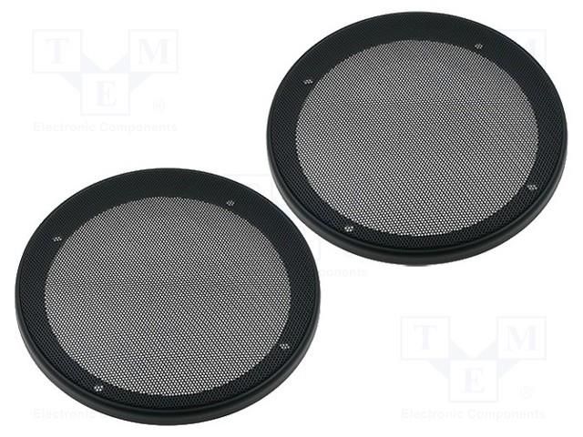 Loudspeaker grille; 165mm; metal; 2pcs. PER.PIC. GR00004