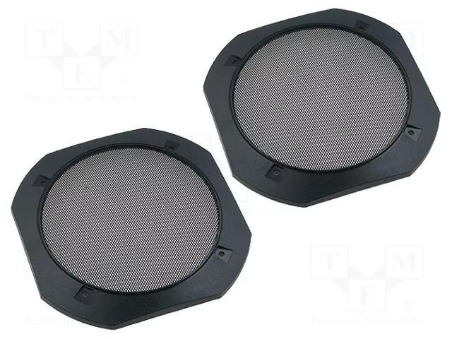 Loudspeaker grille; 165mm; metal; 2pcs. PER.PIC. GR00008