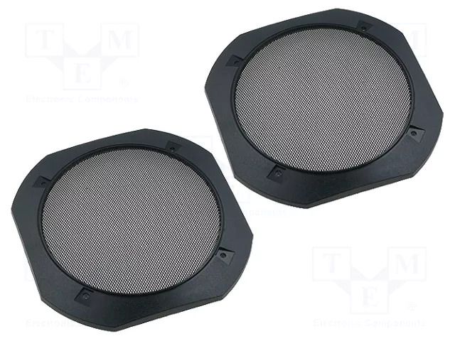 Loudspeaker grille; 165mm; metal; 2pcs. PER.PIC. GR00008