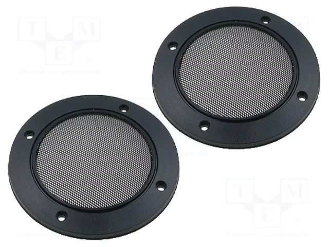 Loudspeaker grille; 100mm; metal; 2pcs. PER.PIC. GR00009