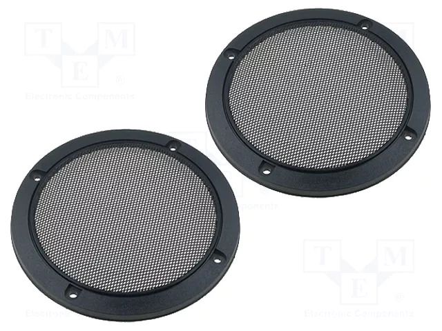 Loudspeaker grille; 130mm; metal; 2pcs. PER.PIC. GR00010