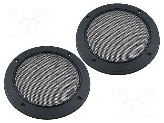 Loudspeaker grille; 165mm; metal; 2pcs. PER.PIC. GR00011