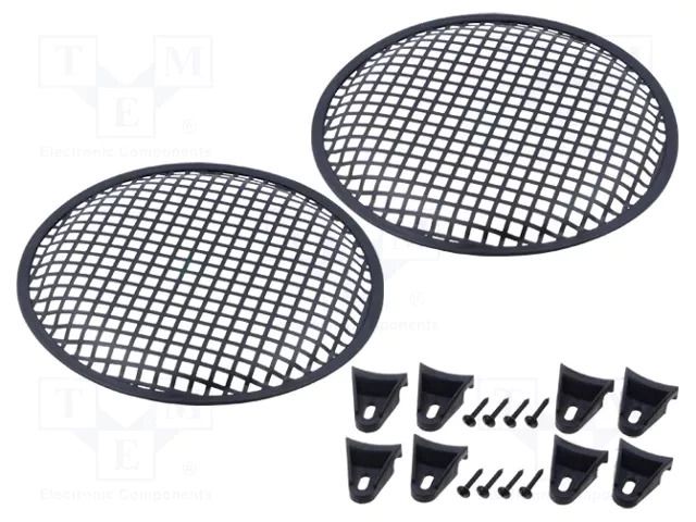 Loudspeaker grille; 10" 4CARMEDIA GRILL2100-BK