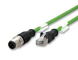 SENSOR CABLE, M12 PLUG 4POS-RJ45, 2M 142M4D15020