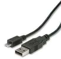 COMPUTER CABLE, USB2.0, 1.8M, BLACK 11.02.8752