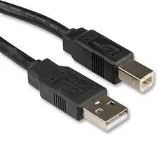 COMPUTER CABLE, USB2.0, 1.8M, BLACK 11.02.8818