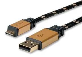 COMPUTER CABLE, USB2.0, 1.8M, BLACK 11.02.8826
