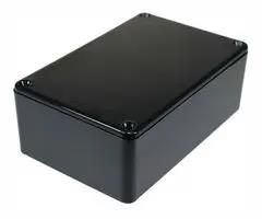 PCB BOX ENCLOSURE, ABS, BLACK BIM2000/10-BLK/BLK