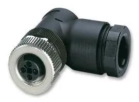SENSOR/ACTUATOR SOCKET, R/A, M12, 4POS 1408989