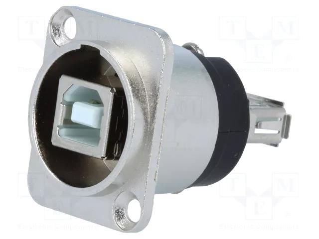 Adapter; USB A socket-back,USB B socket-front; FT; USB 2.0 CLIFF CP30111