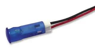 INDICATOR, LED PANEL MNT, 6MM, BLUE QS63XXB24