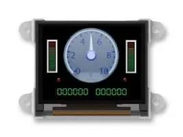 DISPLAY, OLED, 160 X 128, 43.18MM UOLED-160-G2