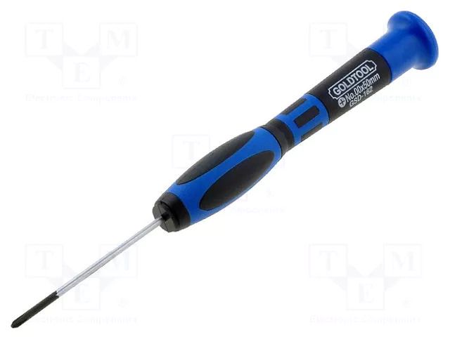 Screwdriver: precision; PH00; Blade length: 50mm GOLDTOOL GSD-162