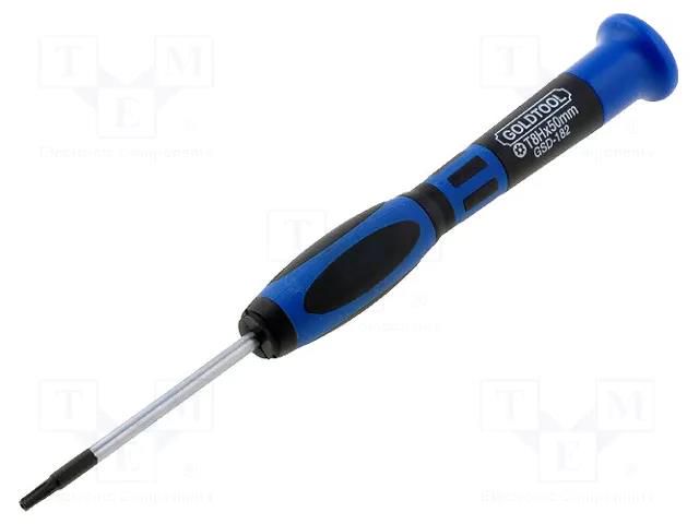 Screwdriver; precision; Torx®; TX08; Blade length: 50mm GOLDTOOL GSD-182