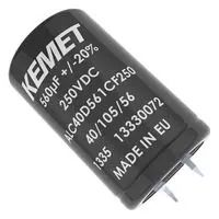 CAP, 5600┬╡F, 63V, ALU ELEC, SNAP-IN ALC40A562CD063
