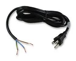 POWER CORD, NEMA 5/15P-FREE END, 9.833FT 17515