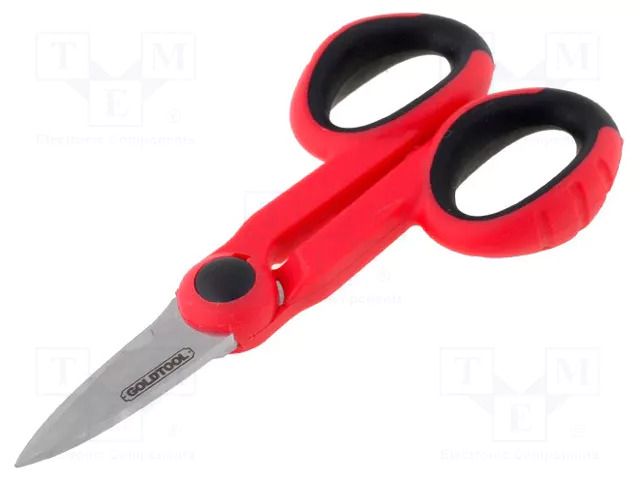 Scissors; for cables; 140mm; cable Ø0,5mm max GOLDTOOL GT-375