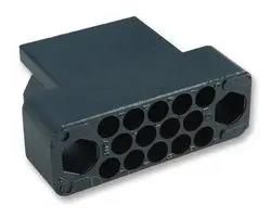 RECTANGULAR PWR CONN, PLUG, 14POS, CABLE 201355-1