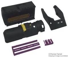 RECTANGULAR POWER HOUSING, SOCKET, CABLE 284743-1