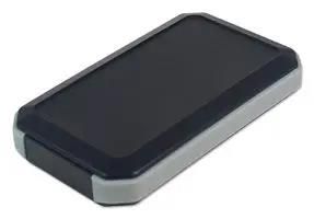 HANDHELD ENCLOSURE, ABS, BLACK/GREY WH145-25-M3-BL