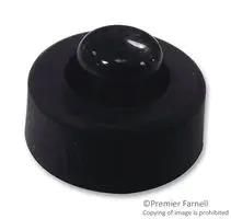 FEET, RIVET, THERMOPLAST, BLACK, 5.5MM TRFF-003-P3X5.5B