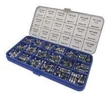 FUSE KIT, TIME LAG 5X20MM, GLASS TUBE 0034.9857