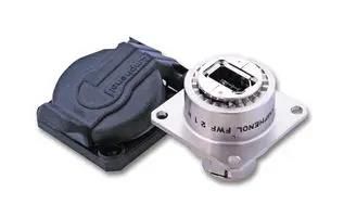 ADAPTOR W/ SELF CLOSING CAP, RJ45, RCPT RJF21NSCC