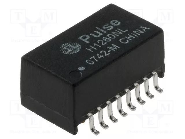 Transformer: Ethernet; SMD; -1.1dB PULSE H1260NL