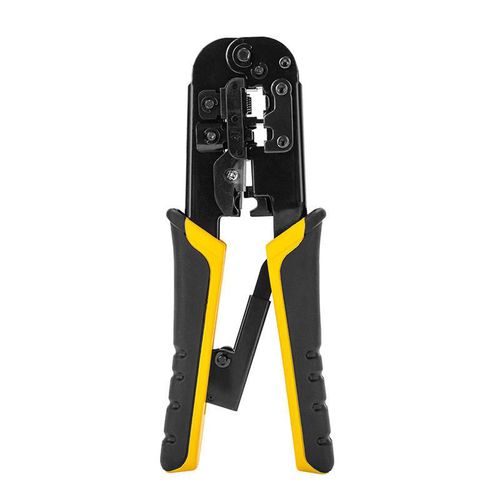 Deli Tools EDL4971 Ethernet Connector Crimping Pliers, 4/6/8P, RJ45/RJ14/RJ12/RJ9, Deli Tools EDL4971