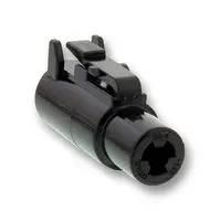 CONN HOUSING, PLUG, 1POS, THERMOPLASTIC DTHD06-1-12S