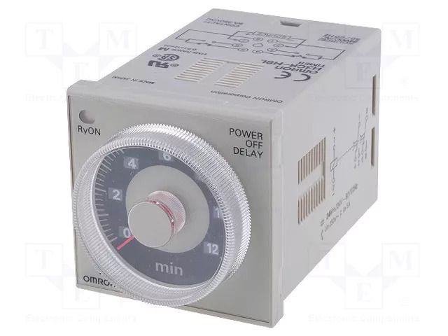 Timer; 0,05÷12min; DPDT; 250VAC/5A; Usup: 24VAC; 24VDC; H3CR-H; IP40 OMRON H3CR-H8LM24ACDC
