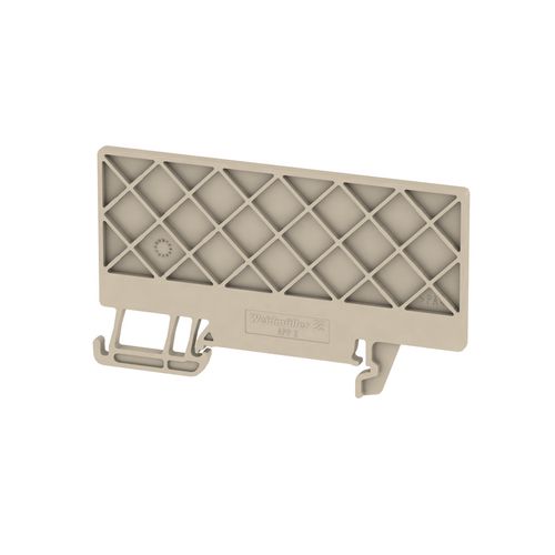 Partition plate (terminal), 75.51 mm x 45.15 mm, dark beige Weidmuller 2489090000 04050118499308