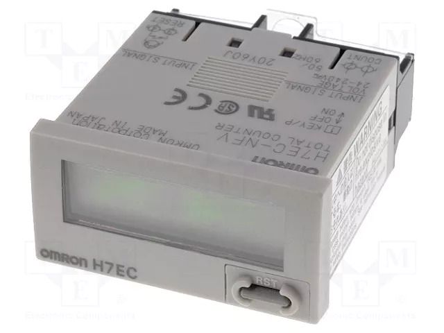 Counter: electronical; LCD; pulses; 99999999; IP66; IN 1: voltage OMRON H7EC-NFV-B