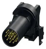 SENSOR CONNECTOR, M12, PLUG, 17POS, PCB 1424196