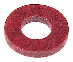 FLAT WASHER, FIBRE, 3.7MM, 7MM, BROWN 003.09.542