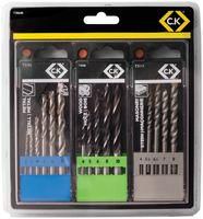 DRILL BIT SET, METAL/WOOD/BRICK, 16PCS T3064B