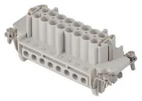 HEAVY DUTY INSERT, RCPT, 16POS, 20-14AWG 7316.6005.0