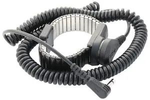 METAL WRIST BAND, FIXED SIZE, LARGE, BLACK 2207.