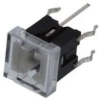 TACTILE SW, SPST-NO, 0.05A, 12V, SOLDER TL1240RQ1JCLR.