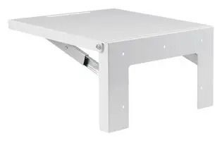 FOLDING SHELF, STEEL, 18" X 18", GREY AA35SHLF1818