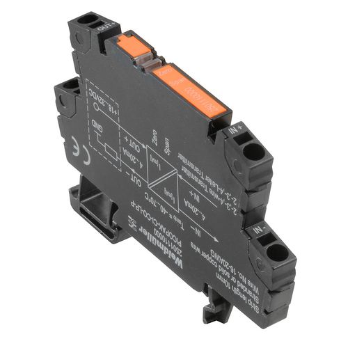 Signal inverter, Output current loop powered, Input : 4-20 mA, Output : 4-20 mA Weidmuller 2501110000 04050118514704