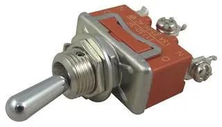 TOGGLE SWITCH, SPDT, 15A, 250VAC T115D-AULF