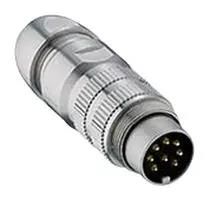 INDUSTRIAL CIRCULAR, PLUG, 8POS, CABLE 033200 08-1