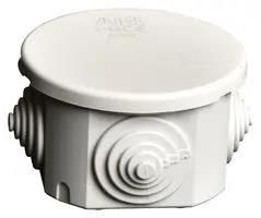 JUNCTION BOX, IP44, ROUND, 65MM, GREY 00800