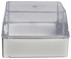 JUNCTION BOX, IP65, PLASTIC, GREY/CLEAR 1SL0882A00