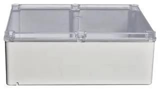 JUNCTION BOX, IP55, PLASTIC, GREY/CLEAR 1SL0878A00